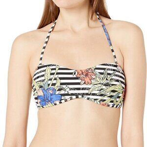 EIDON Women's Standard Lilou Molded Cup Bandeau Bikini Top Swimsuit